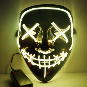 Halloween Party & Rave Glow Mask