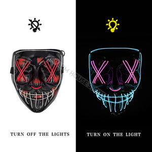 Halloween Party & Rave Glow Mask