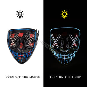 Halloween Party & Rave Glow Mask