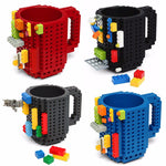 Creative Lego Build-On Brick Coffee Mug