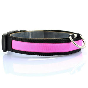 Nylon Anti-Lost LED Dog Collar