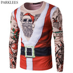 3D-Print Santa Claus Christmas T Shirt (for Men)