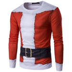 3D-Print Santa Claus Christmas T Shirt (for Men)