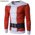 3D-Print Classic Christmas Long-Sleeved T-Shirt (19 Varieties)