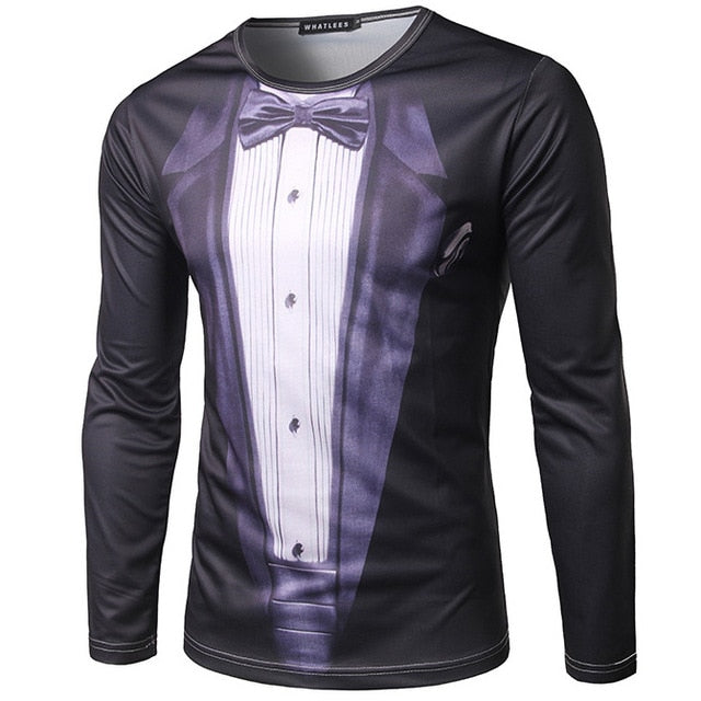 3D-Print Classic Christmas Long-Sleeved T-Shirt (19 Varieties)