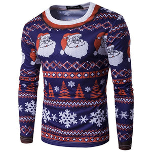 3D-Print Classic Christmas Long-Sleeved T-Shirt (19 Varieties)