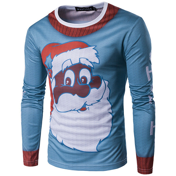 3D-Print Classic Christmas Long-Sleeved T-Shirt (19 Varieties)