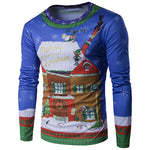 3D-Print Classic Christmas Long-Sleeved T-Shirt (19 Varieties)