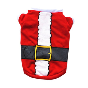 Cute Dog Holiday Christmas Outfit (for Small Dogs - XS/S/M/L )