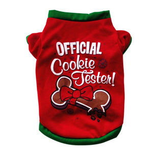 Cute Dog Holiday Christmas Outfit (for Small Dogs - XS/S/M/L )