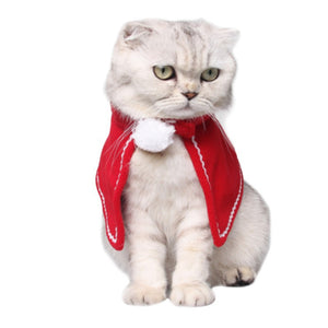 Cute Cat/Dog Christmas Cloak (with Antlers - Optional)