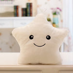 LED Light-Up Star Plush Pillow