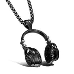 Music Beats Headphone Necklace