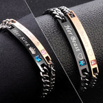 His Queen, Her King Crystal Couple Bracelet (for Men & Women)