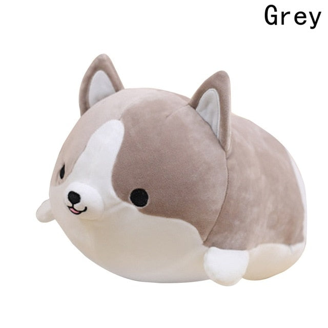 Happy Corgi Plush Pillow Toy