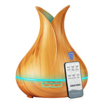 KBAYBO 400ml Aroma Essential Oil Diffuser for Office & Home (7 Color-Changing LED Lights)
