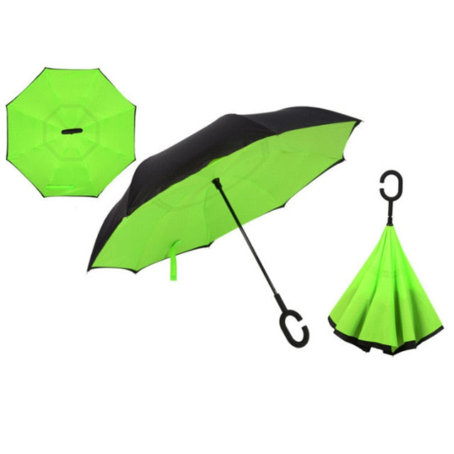 Windproof Reversible Double Layer Umbrella