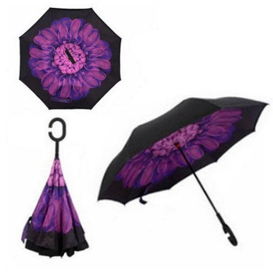 Windproof Reversible Double Layer Umbrella