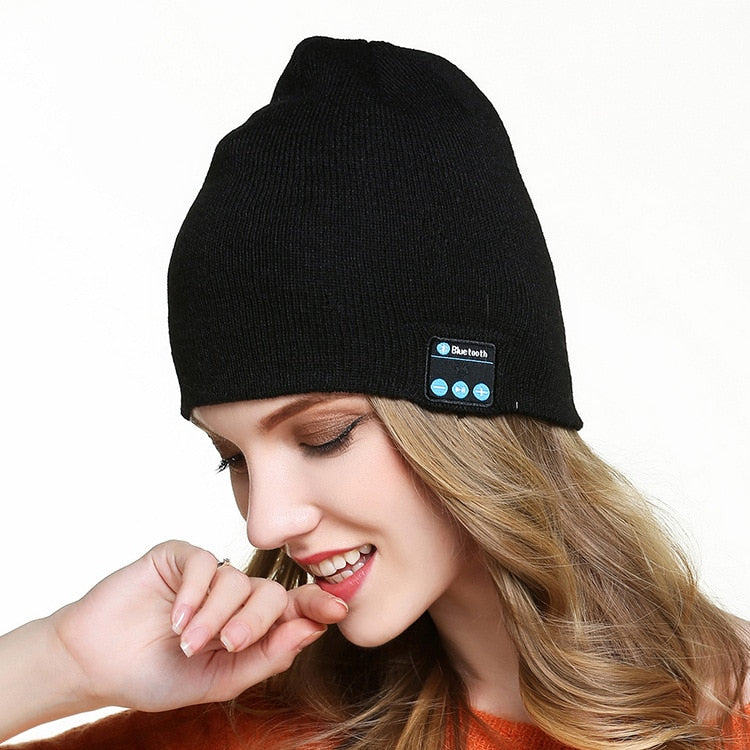 Cozy Bluetooth Wireless Music Headset Beanie