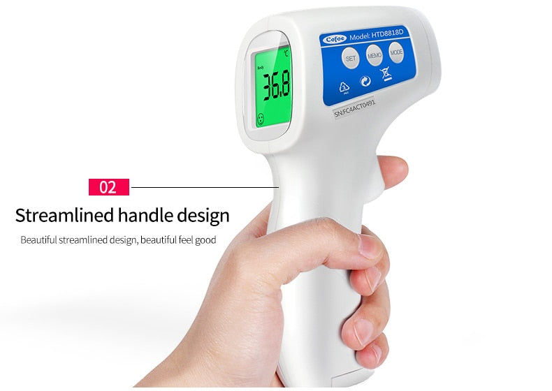 Digital Non-Contact Infrared Baby/Adult Forehead Thermometer