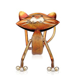 Yoga Cat Wine Rack Metal Wine Holder