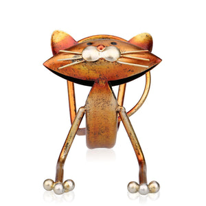 Yoga Cat Wine Rack Metal Wine Holder