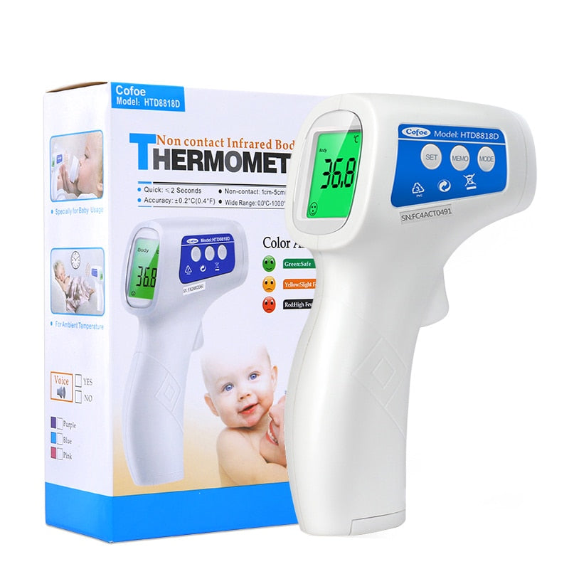 Digital Non-Contact Infrared Baby/Adult Forehead Thermometer