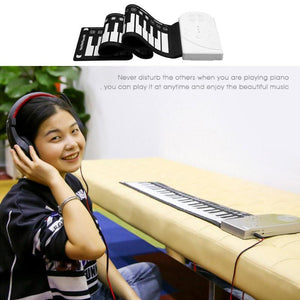 Portable Electronic 49-Key Roll Up Piano