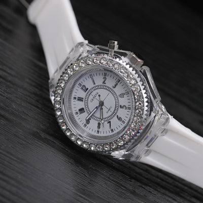 Silicone LED Luminous Sports Wristwatch