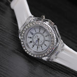 Silicone LED Luminous Sports Wristwatch