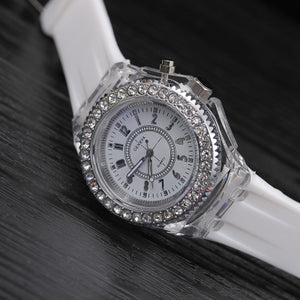 Silicone LED Luminous Sports Wristwatch