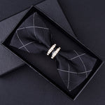 Tuxedo Metal Crystal Bow Tie (for Men)