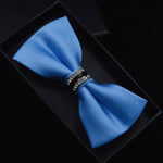 Tuxedo Metal Crystal Bow Tie (for Men)