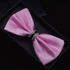 Tuxedo Metal Crystal Bow Tie (for Men)