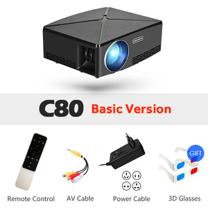 AUN MINI Portable Projector for Home Cinema