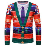 3D-Print Ugly Christmas Necktie T-Shirt (for Men)