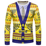 3D-Print Ugly Christmas Necktie T-Shirt (for Men)