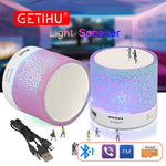 Portable Mini LED Bluetooth Wireless Speakers (For iPhone & Samsung Phones)