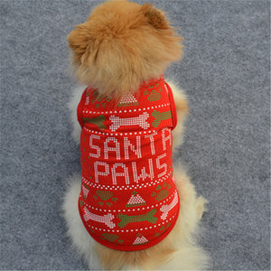 Cute Dog Holiday Christmas Outfit (for Small Dogs - XS/S/M/L )