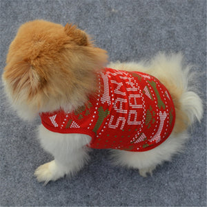 Cute Dog Holiday Christmas Outfit (for Small Dogs - XS/S/M/L )