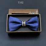 Silk Crystal Bow Tie (Variety of Colors)