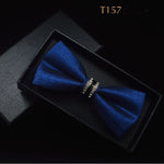 Silk Crystal Bow Tie (Variety of Colors)